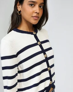 An'ge Gilets Et Cardigans|Cardigan Labiba ecru