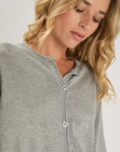 An'ge Gilets Et Cardigans|Cardigan Letitou gris