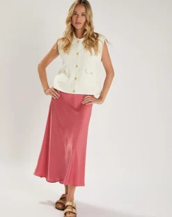 An'ge Gilets Et Cardigans|Cardigan Levamaya blanc