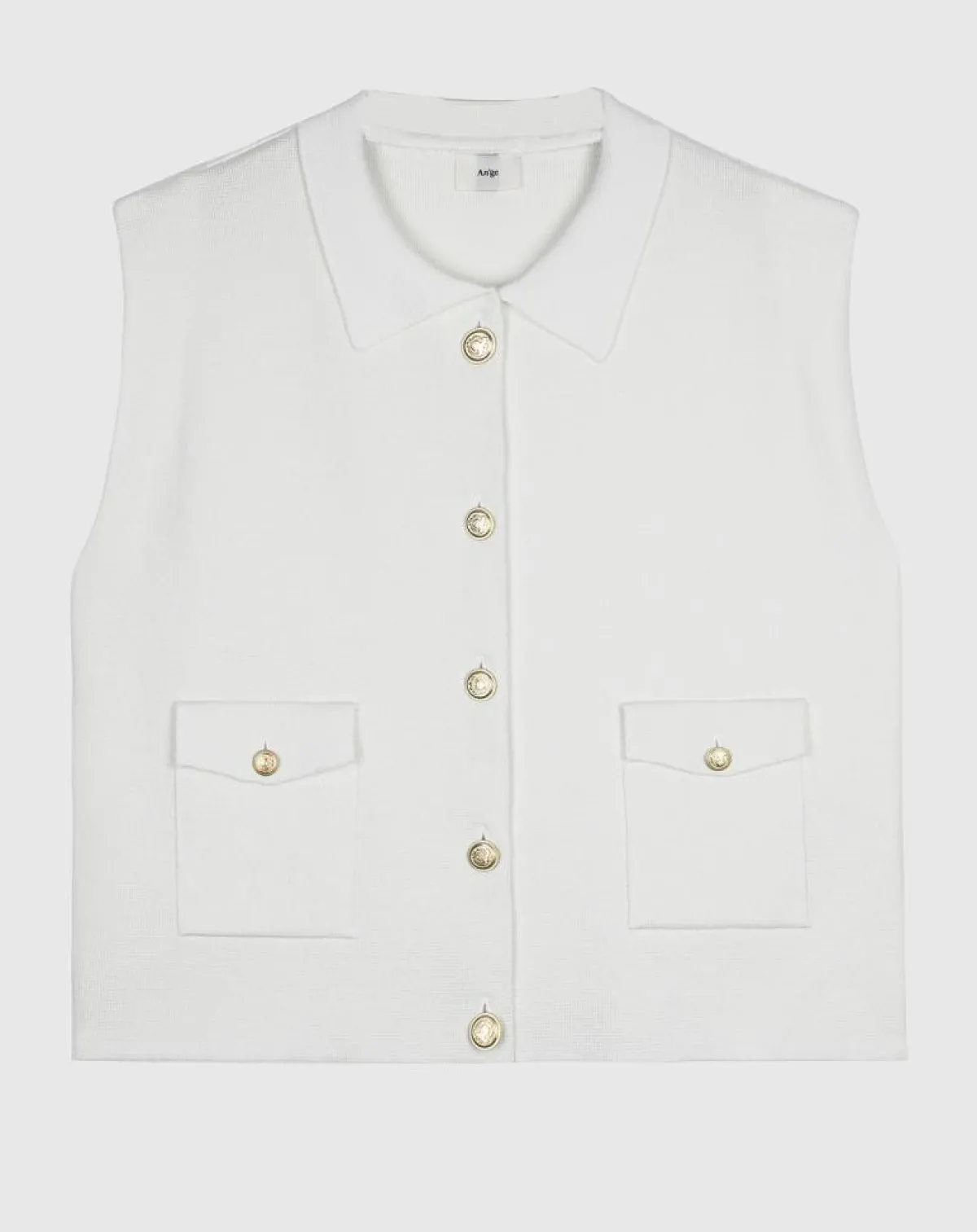 An'ge Gilets Et Cardigans|Cardigan Levamaya blanc