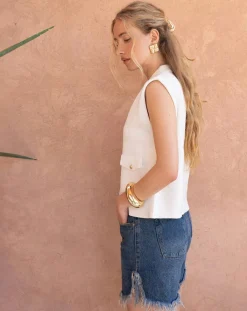 An'ge Gilets Et Cardigans|Cardigan Levamaya ecru