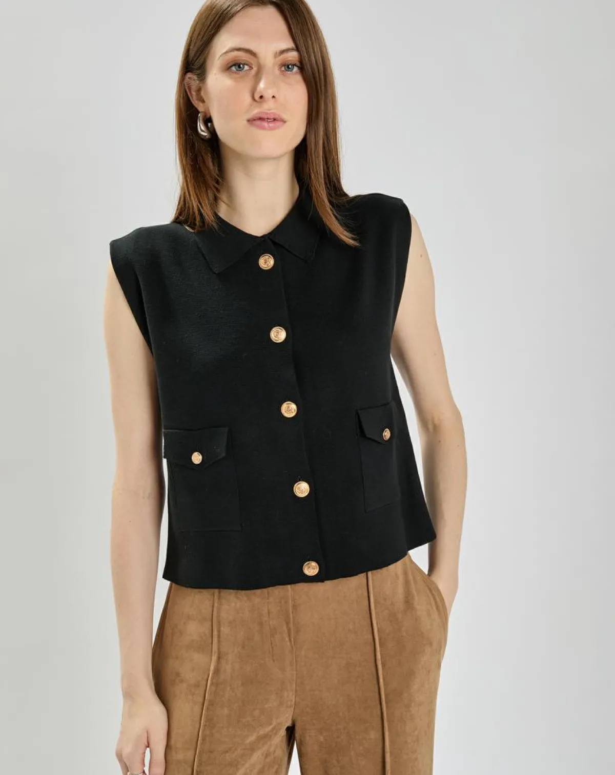 An'ge Gilets Et Cardigans|Cardigan Levamaya noir