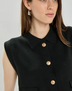 An'ge Gilets Et Cardigans|Cardigan Levamaya noir