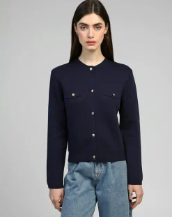 An'ge Gilets Et Cardigans|Cardigan Luzi navy