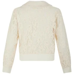 Manoush Gilets Et Cardigans|Cardigan Maille Dentelle ecru