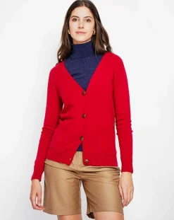 Assuili Gilets Et Cardigans|Cardigan Manon rouge