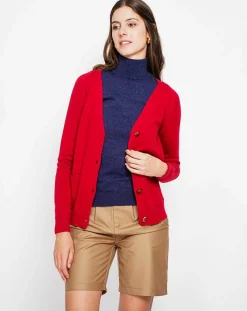 Assuili Gilets Et Cardigans|Cardigan Manon rouge