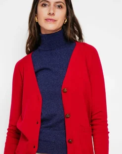 Assuili Gilets Et Cardigans|Cardigan Manon rouge