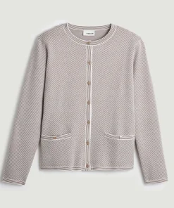 Rodier Gilets Et Cardigans|Cardigan Molly Double Face marron camel