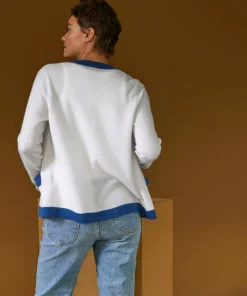 Rodier Gilets Et Cardigans|Cardigan Octavie, contraste blanc