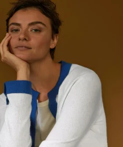 Rodier Gilets Et Cardigans|Cardigan Octavie, contraste blanc