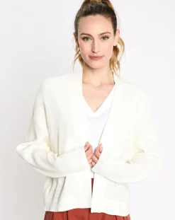 Esprit Gilets Et Cardigans|Cardigan ouvert blanc