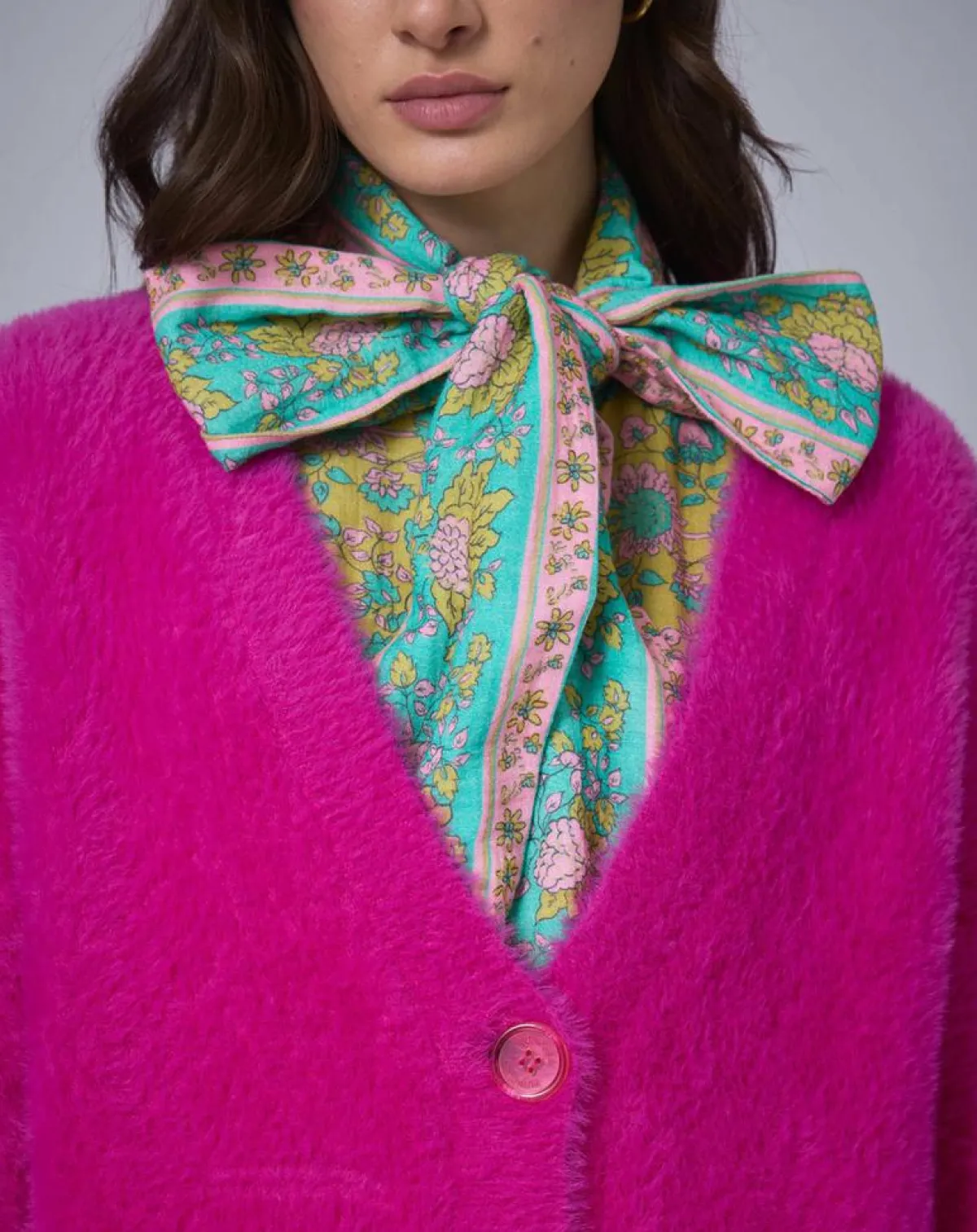 Manoush Gilets Et Cardigans|Cardigan Oversize Nounours rose