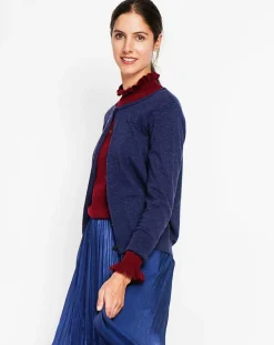 Assuili Gilets Et Cardigans|Cardigan Perrine bleu nuit