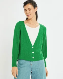 Lauren Vidal Gilets Et Cardigans|Cardigan Store vert