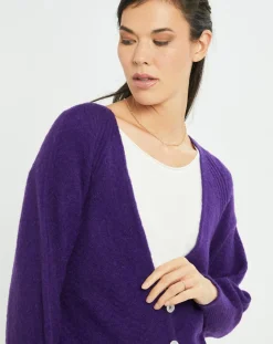 Lauren Vidal Gilets Et Cardigans|Cardigan Store violet