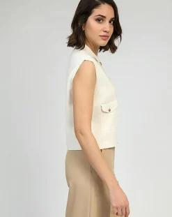 An'ge Gilets Et Cardigans|Cardigan Vamaya ecru