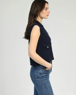 An'ge Gilets Et Cardigans|Cardigan Vamaya marine