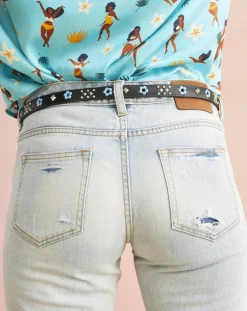 Wild Ceintures|Ceinture en Cuir Discopop noire