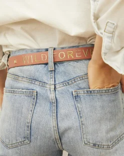 Wild Ceintures|Ceinture en Cuir Kimmy blush