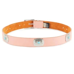 Wild Ceintures|Ceinture en Cuir Kishi rose