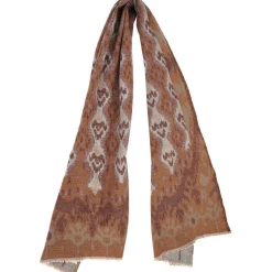 Petrusse Echarpes, Foulards|Écharpe 100% Laine Ikat desert - 65x220 cm