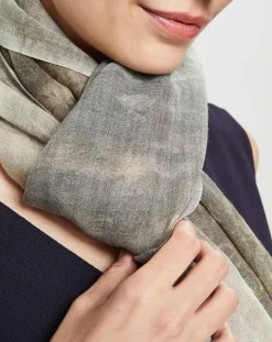 Petrusse Echarpes, Foulards|Écharpe 100% Laine Un cepage/beige - 60x190 cm