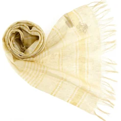 Petrusse Echarpes, Foulards|Écharpe 100% Lin Paille blé - 50x190 cm