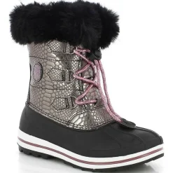 Kimberfeel Bottines|Chaussures de Montagne Diana fourrées noir/argenté