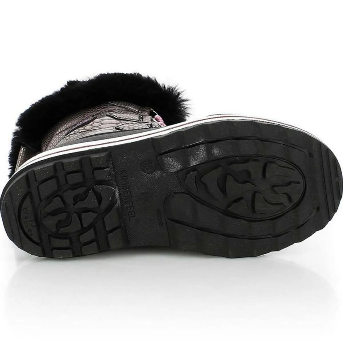 Kimberfeel Bottines|Chaussures de Montagne Diana fourrées noir/argenté