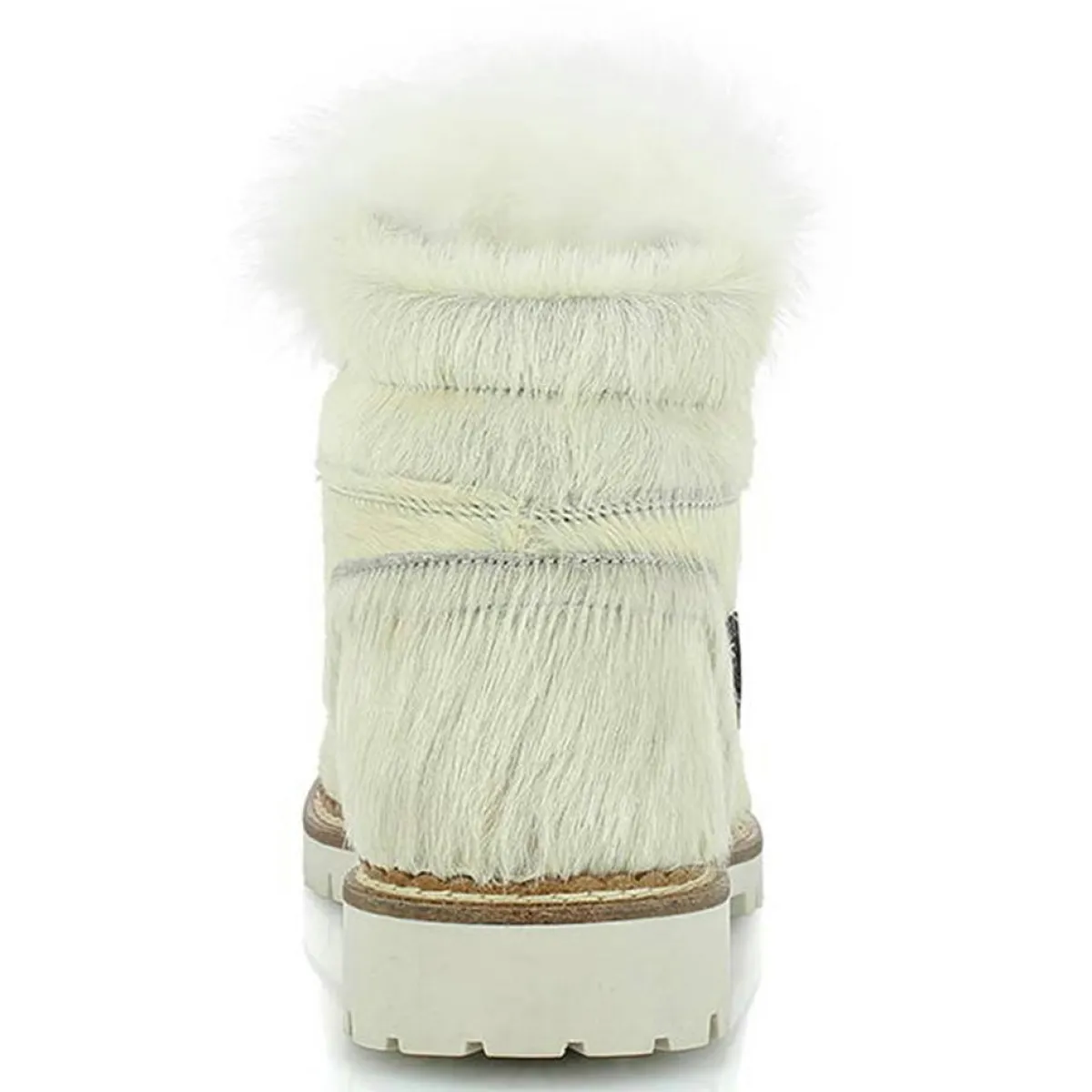 Kimberfeel Bottines|Chaussures de Montagne en Poulain Clarissa blanches