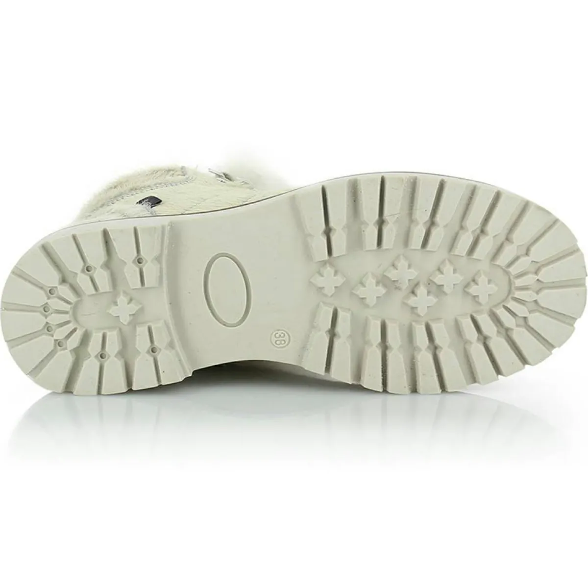 Kimberfeel Bottines|Chaussures de Montagne en Poulain Clarissa blanches