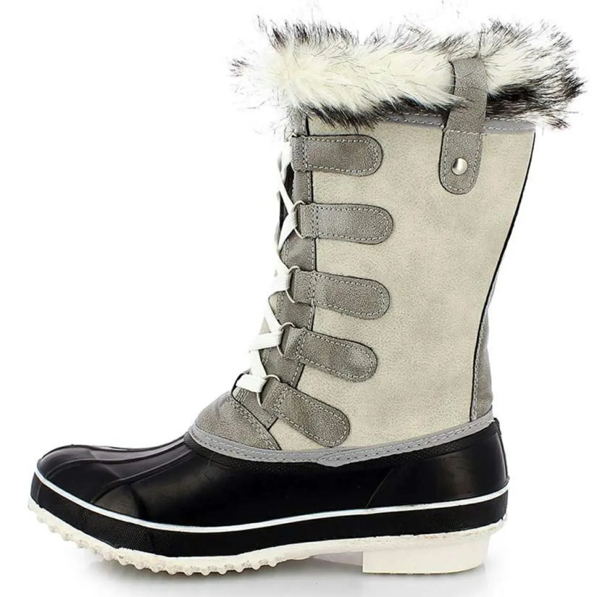 Kimberfeel Bottes|Chaussures de Montagne fourrées Candice grises