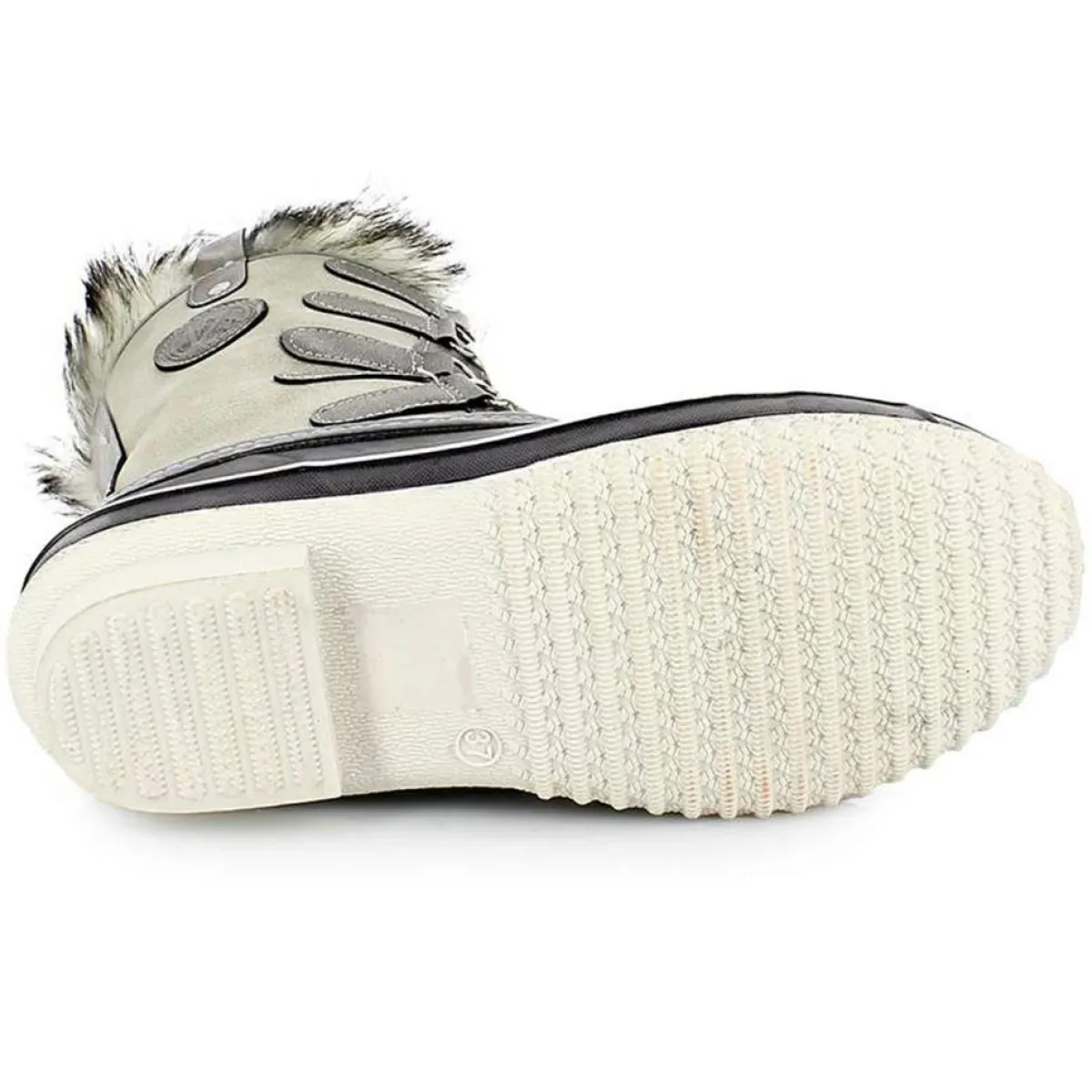 Kimberfeel Bottes|Chaussures de Montagne fourrées Candice grises