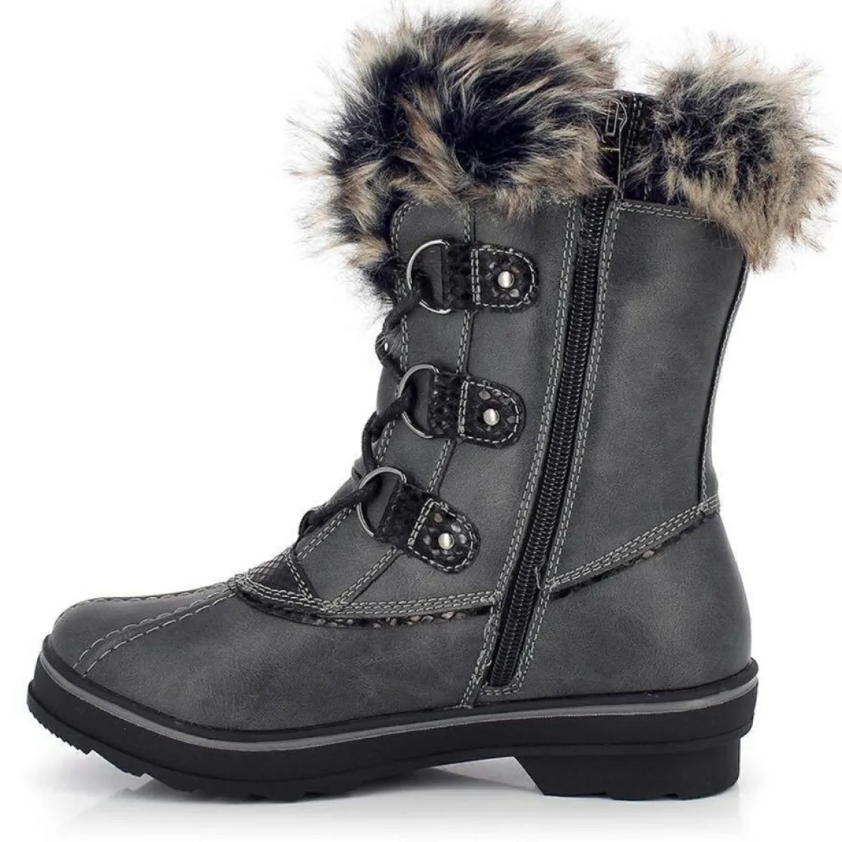 Kimberfeel Bottes|Chaussures de Montagne fourrées Emmy anthracite