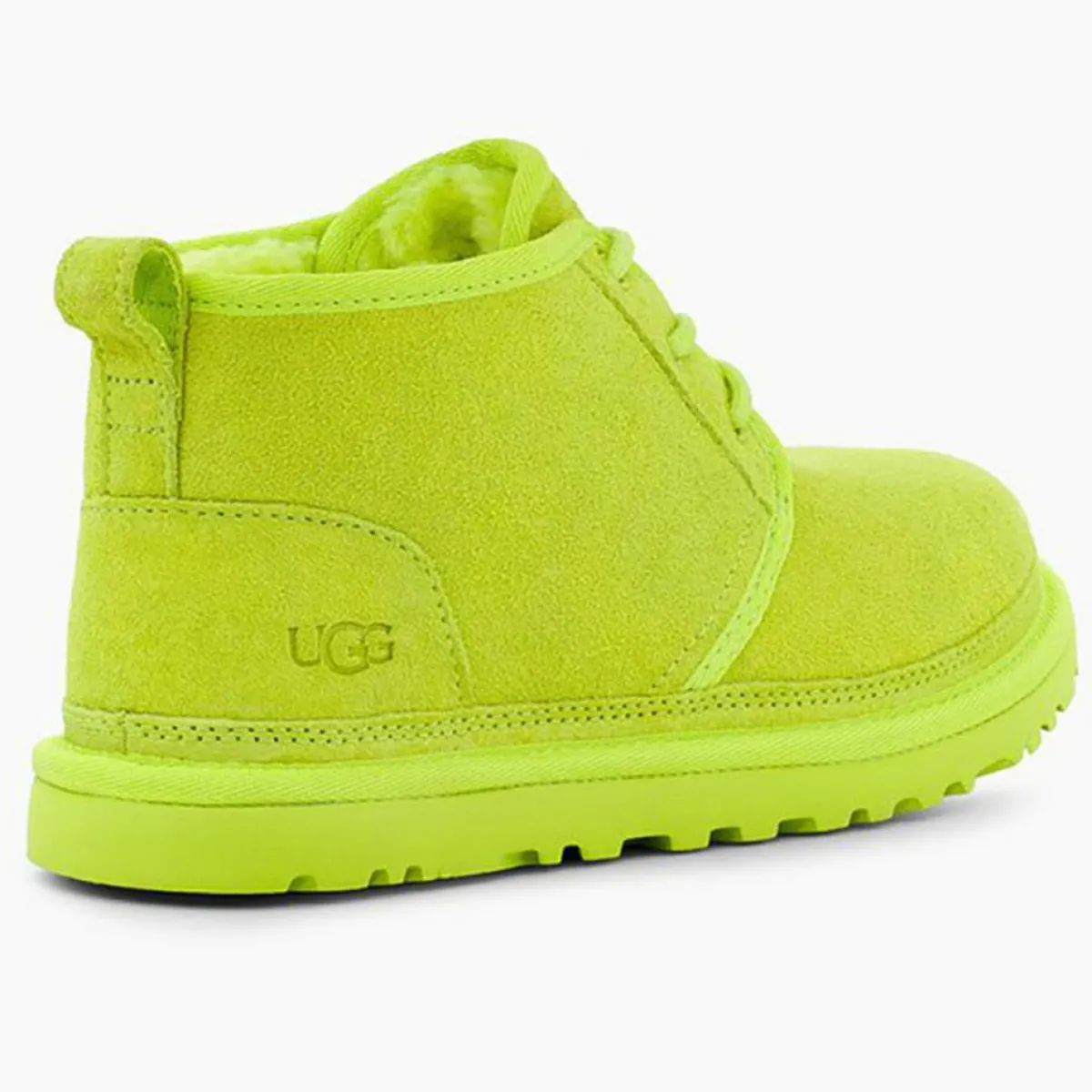 Ugg Bottines|Chaussures fourrées Laine en Velours de Cuir Neumel jaune/vert fluo