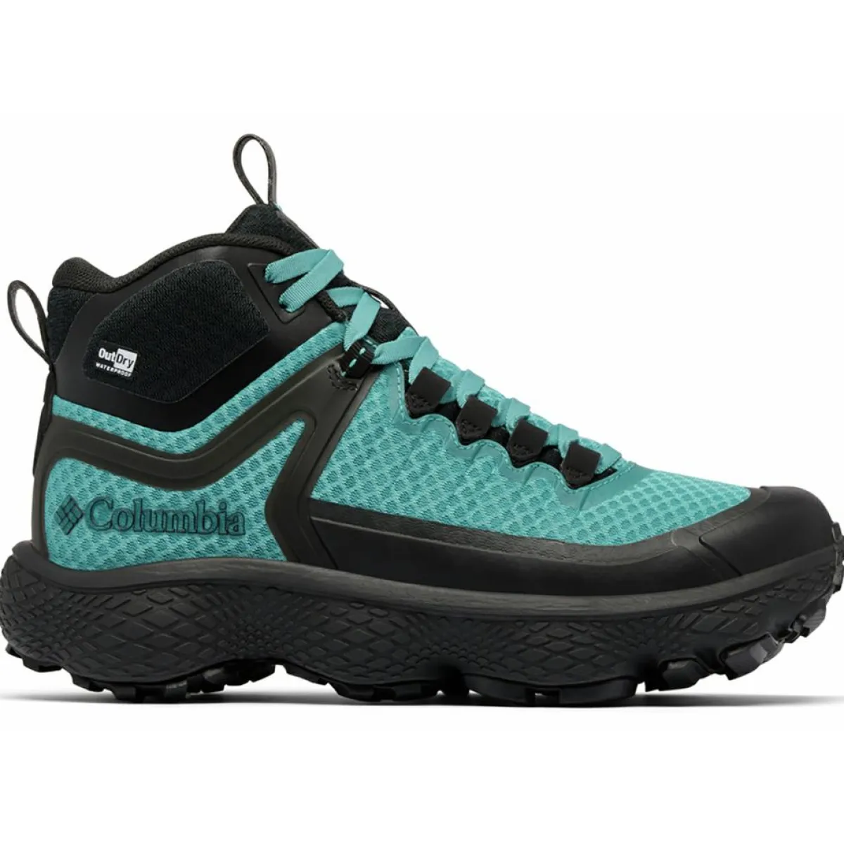 Columbia Baskets|Chaussures hiking Escape Thrive Titanium Mid Outdry vertes