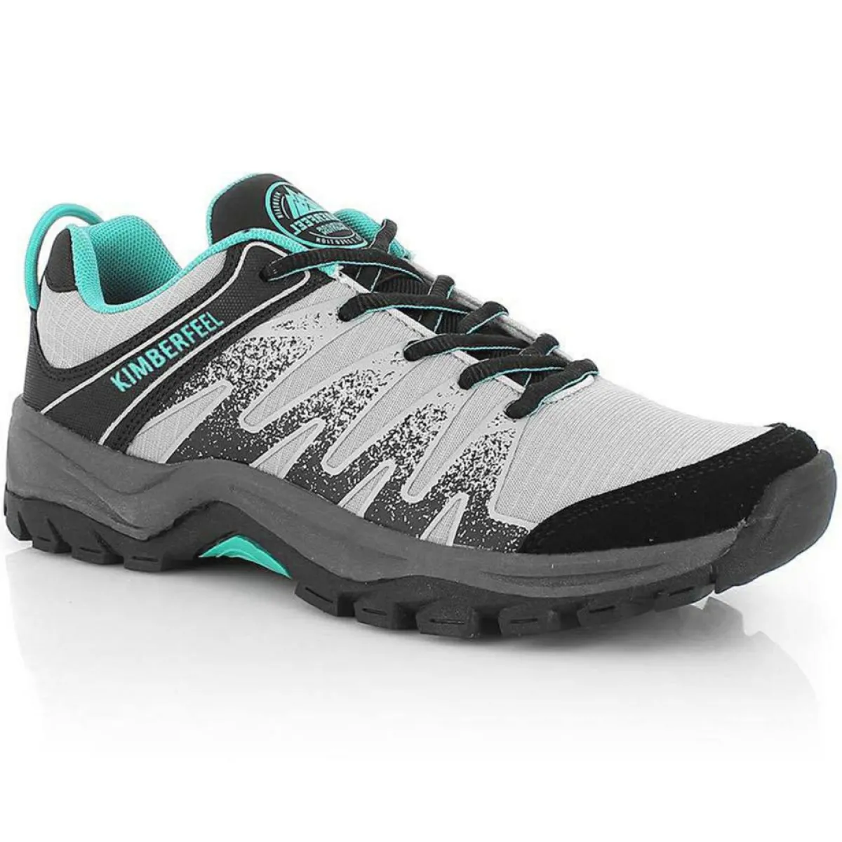 Kimberfeel Baskets|Chaussures Outdoor Montalto gris/noir/turquoise