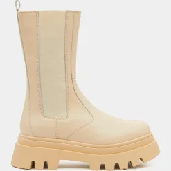 Alohas Bottines|Chelsea Boots en Cuir All R écrues