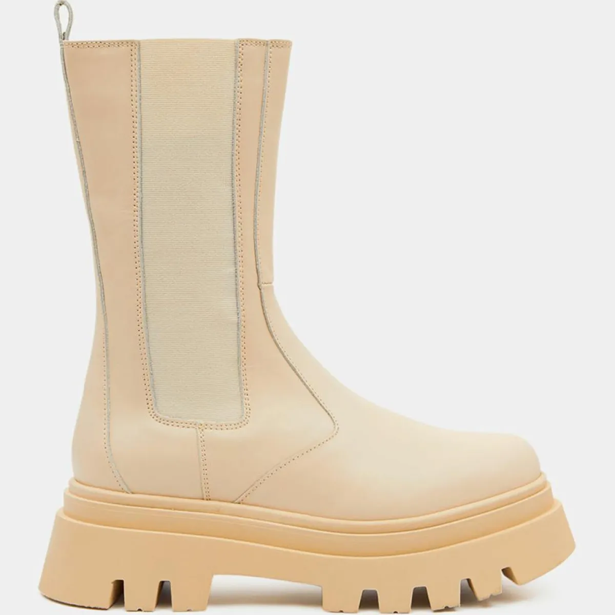 Alohas Bottines|Chelsea Boots en Cuir All R écrues