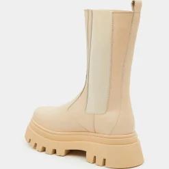 Alohas Bottines|Chelsea Boots en Cuir All R écrues