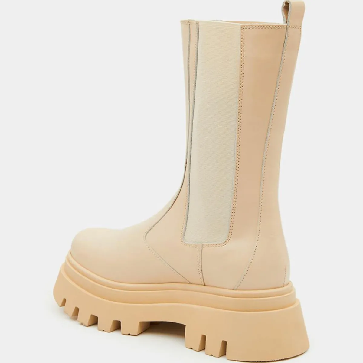 Alohas Bottines|Chelsea Boots en Cuir All R écrues