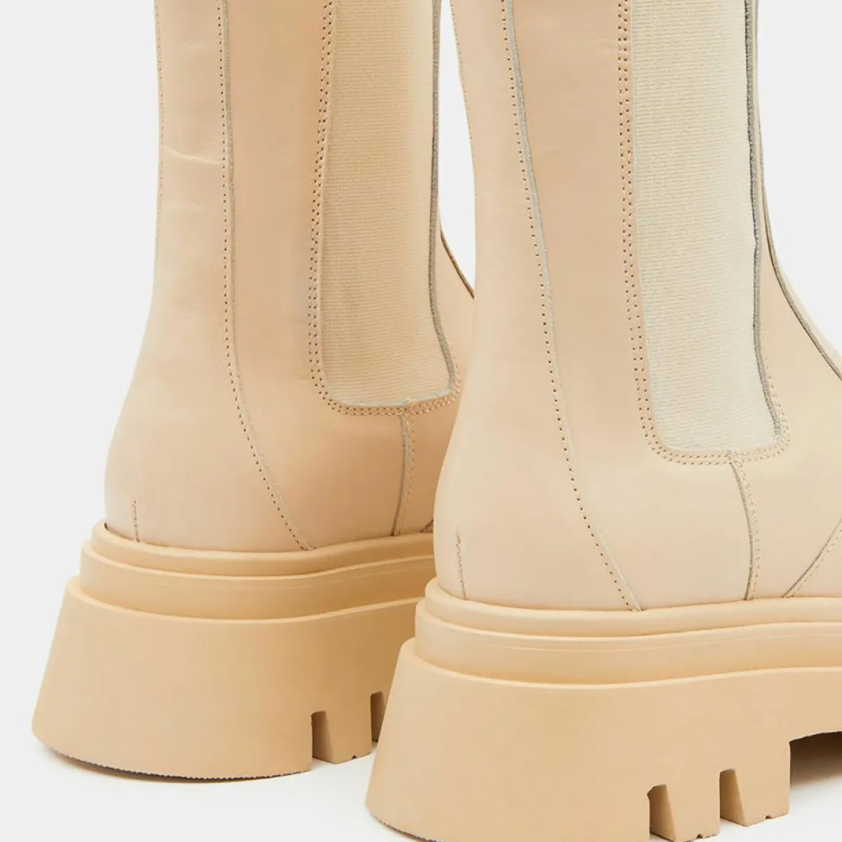 Alohas Bottines|Chelsea Boots en Cuir All R écrues