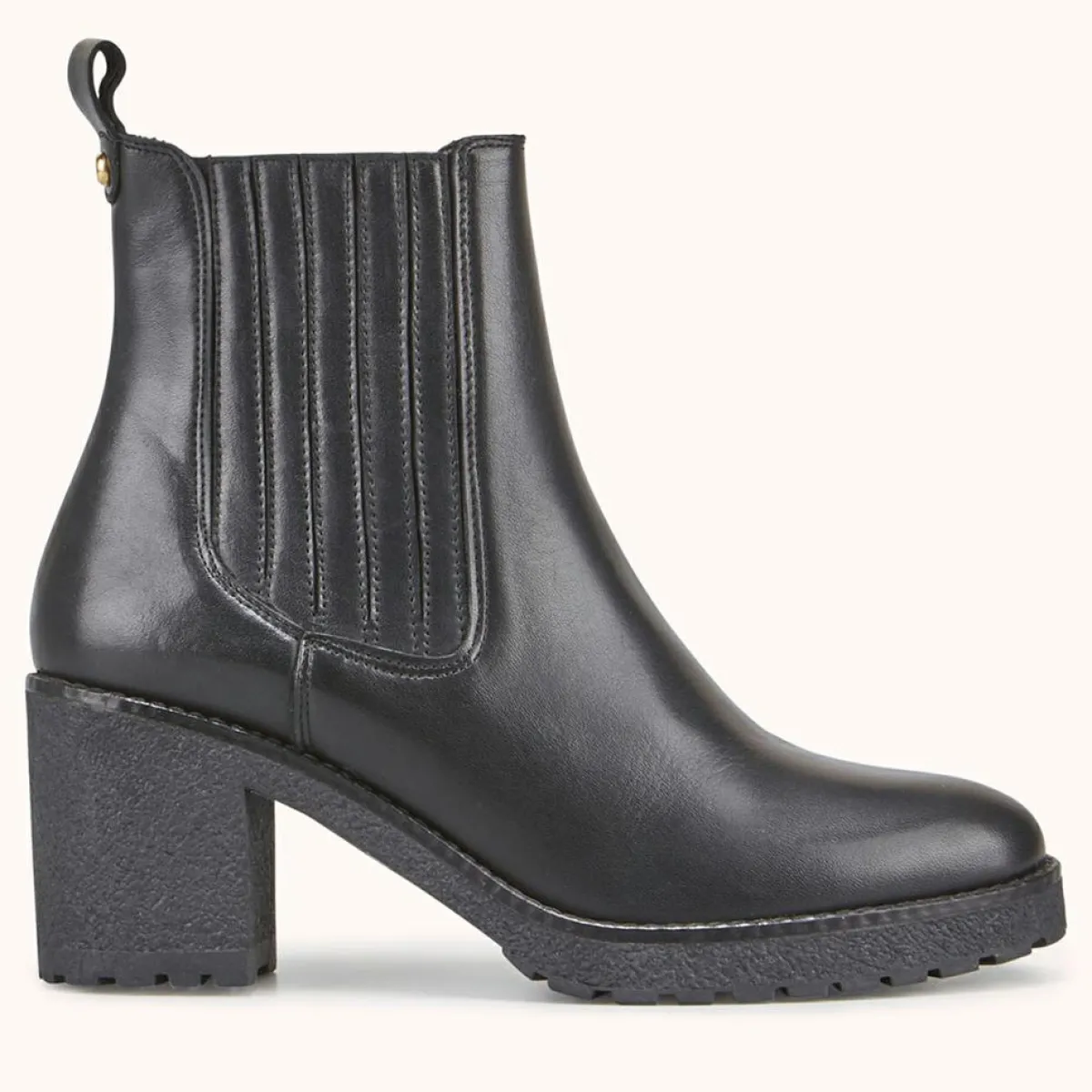 Cosmoparis Bottines|Chelsea boots en Cuir Bena noirs - Talon 7 cm