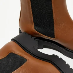 Apologie Bottines|Chelsea Boots en Cuir Carmen camel