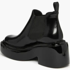 Sonia Rykiel Bottines|Chelsea boots en Cuir Montresor noires - Talon 6 cm