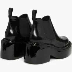 Sonia Rykiel Bottines|Chelsea boots en Cuir Montresor noires - Talon 6 cm
