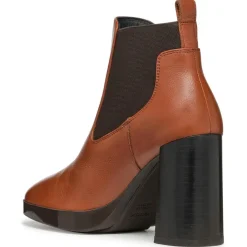 Geox Bottines|Chelsea Boots en Cuir Teulada brandy/coffee - Talon 9.5 cm