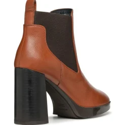 Geox Bottines|Chelsea Boots en Cuir Teulada brandy/coffee - Talon 9.5 cm