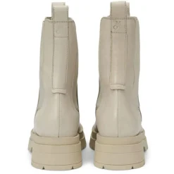 Marc O'Polo Bottines|Chelsea Boots en Cuir tige haute beiges